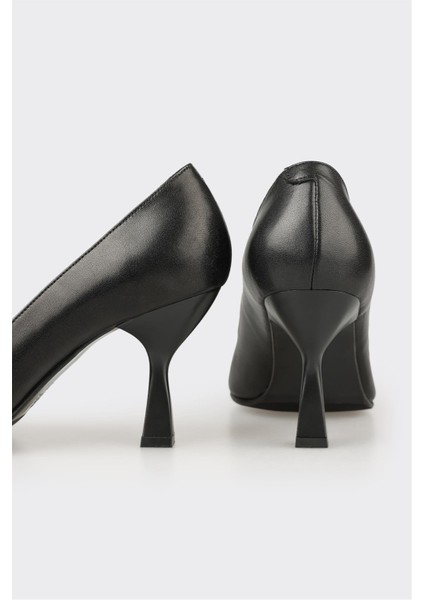 Siyah Deri Kadın Stiletto fırsatları