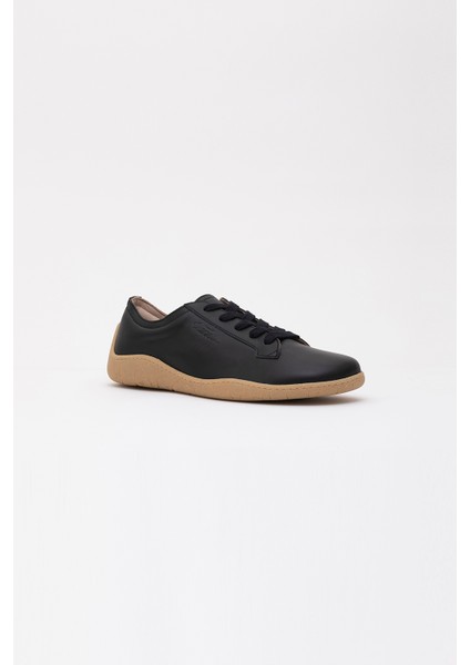 1383 V-Barefoot Comfort Deri Kadın Ayakkabı Siyah fiyatları