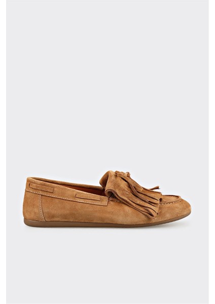 Naturel Deri Kadın Günlük Ayakkabı