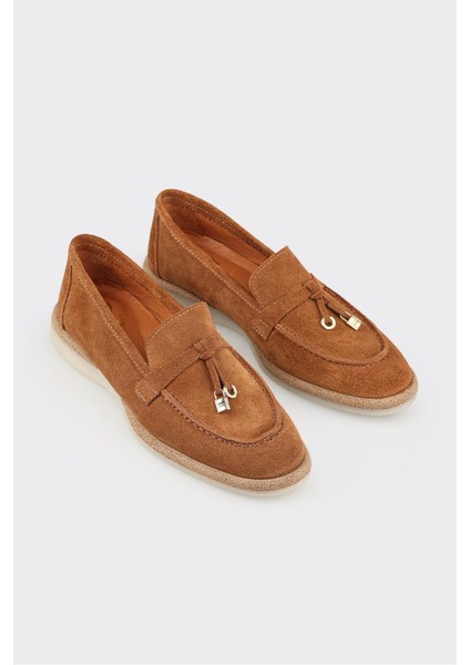 Taba Deri Kadın Günlük Ayakkabı fiyatları