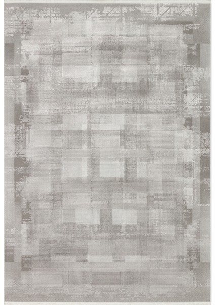 Leona 03 Antrasit Özel Yumuşak Tuşeli Hav Vermeyen Polysoft Iplikler ile Üretilen Modern Halı