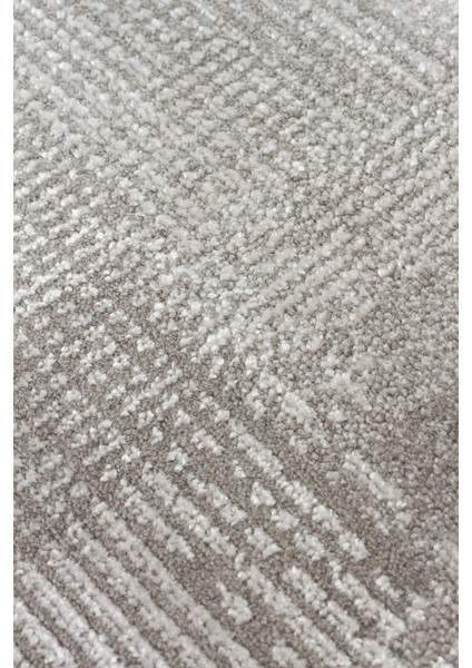 Leona 03 Antrasit Özel Yumuşak Tuşeli Hav Vermeyen Polysoft Iplikler ile Üretilen Modern Halı