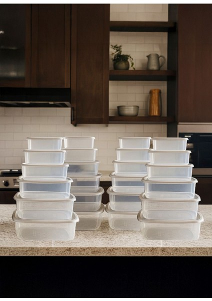 24'lü Hava Geçirmez Saklama Kabı Gri