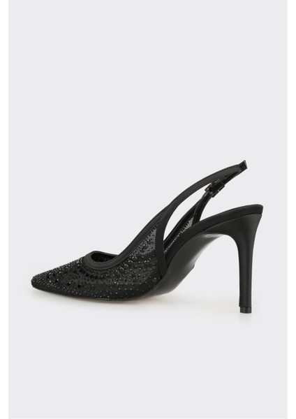 Siyah Kadın Topuklu Ayakkabı modelleri