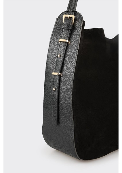 Siyah Kadın Omuz Çantası modelleri