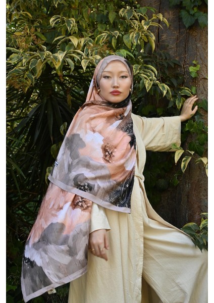 Comfy Aura Desen Şal - Bej