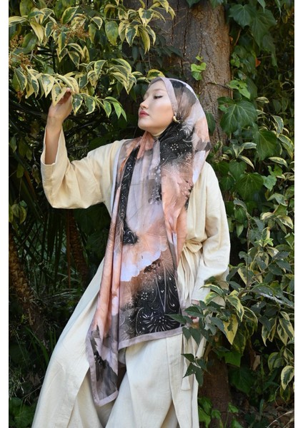 Comfy Aura Desen Şal - Bej modelleri