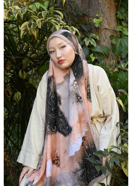 Comfy Aura Desen Şal - Bej fırsatları