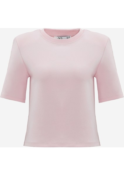 Premium Pamuklu Kısa Kol Vatkalı Kadın Tişört