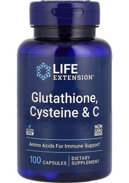 Glutathione Cysteine & C 100 Kapsül