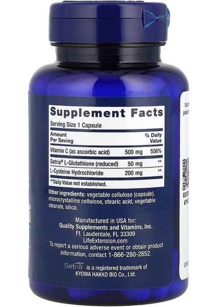 Glutathione Cysteine & C 100 Kapsül fiyatları