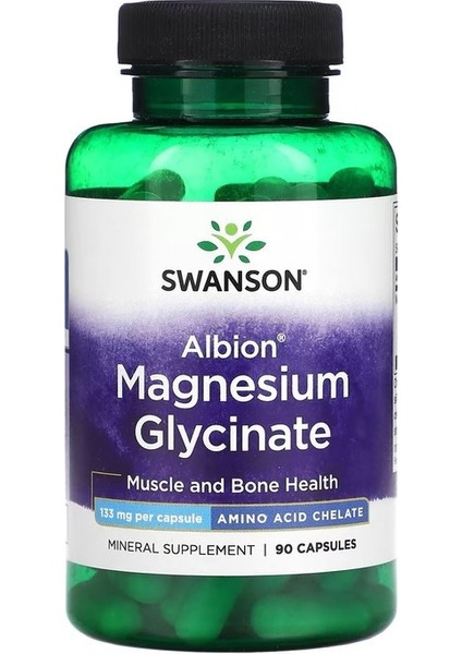 Albion, Magnezyum Glisinat, 133 Mg, 90 Kapsül Usa Menşei.dmmedicine'den