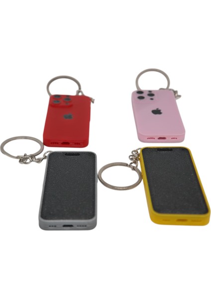 Mini iPhone Tasarımlı Anahtarlıklar (4’lü Paket) fiyatları