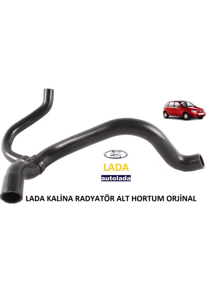 Lada Kalina 1117 1118 1119 Radyatör Alt Hortumu Komple 3 Çıkışlı Orjinal Avtovaz 11180130300882