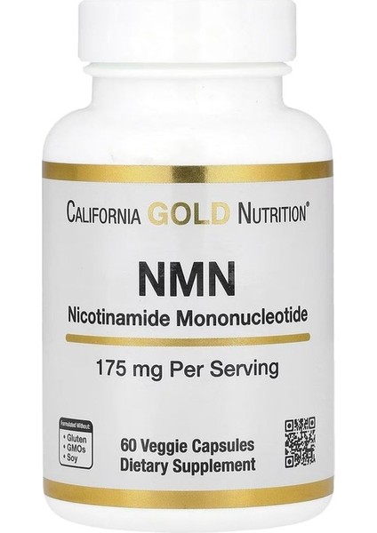 Nmn, 175 Mg, 60 Veg.kapsül.usa Menşei.dmmedicine'den