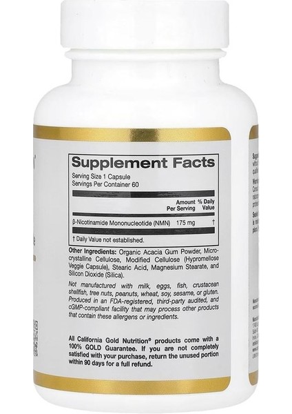 Nmn, 175 Mg, 60 Veg.kapsül.usa Menşei.dmmedicine'den fiyatları