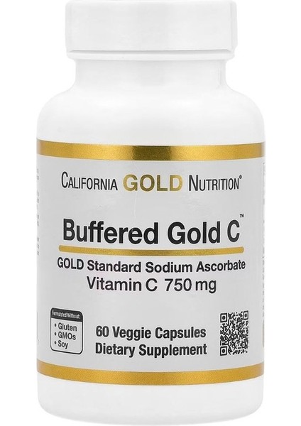 Buffered Gold C 750 Mg 60 Kapsül