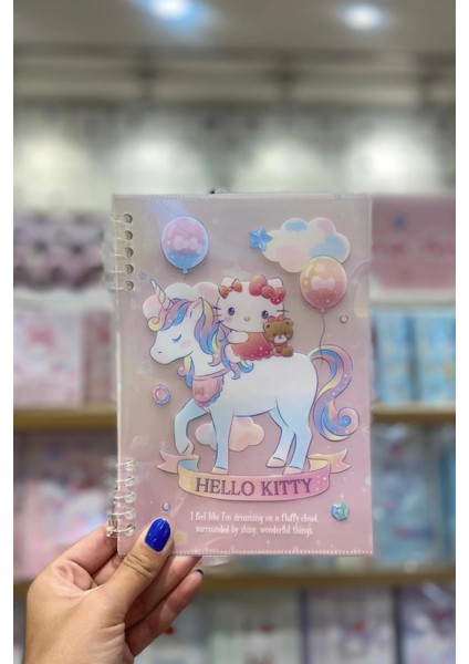 Sanrio Lisanslı B5 Telli Çizgili Defter (36 Yaprak) - Hello Kitty