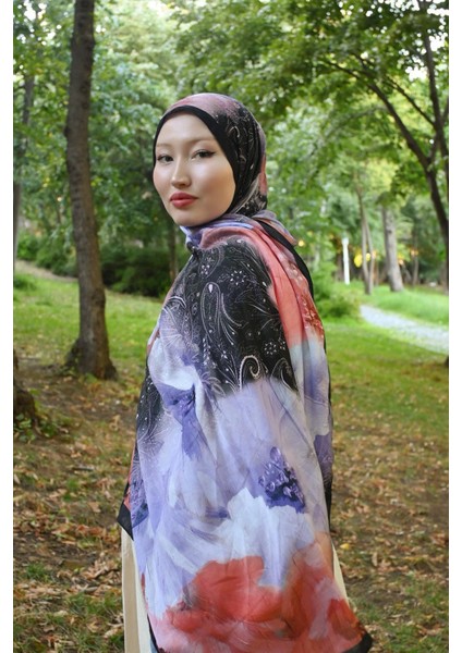 Comfy Aura Desen Şal - Siyah fiyatları