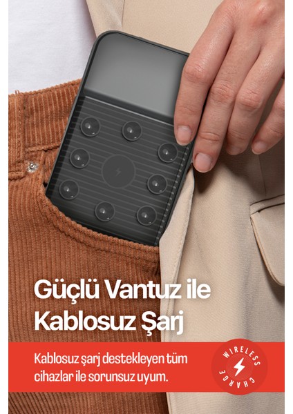 Snap Octopus 10.000 Mah Wireless Şarjlı Standlı Vantuzlu Dahili 3 In 1 Kablolu Kablosuz Hızlı Şarj modelleri