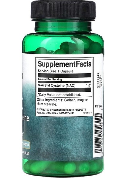 Na/c N-Acetyl Cysteine 1000 Mg 60 Kapsül fiyatları