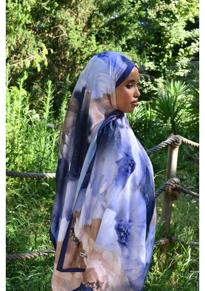 Comfy Aura Desen Şal - Morcivert fırsatları