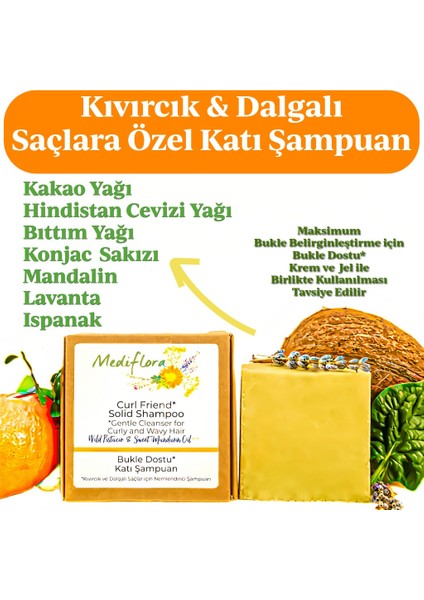 Bukle Dostu Katı Şampuan