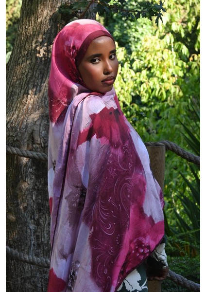 Comfy Aura Desen Şal - Bordo fiyatları