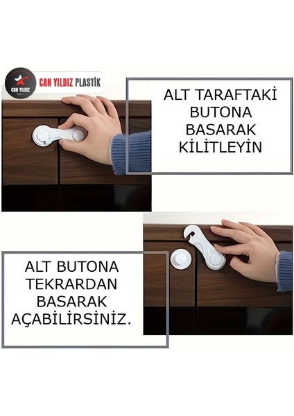 5 Adet Mandallı Dolap ve 5 Çekmece Çok Amaçlı Çocuk Bebek Güvenlik Kilit Emniyet fırsatları