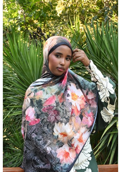 Comfy Flue Desen Şal - Siyah fırsatları