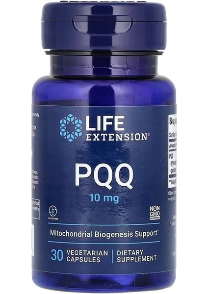 Pqq Caps, 10 Mg, 30 Vegetarian Capsules