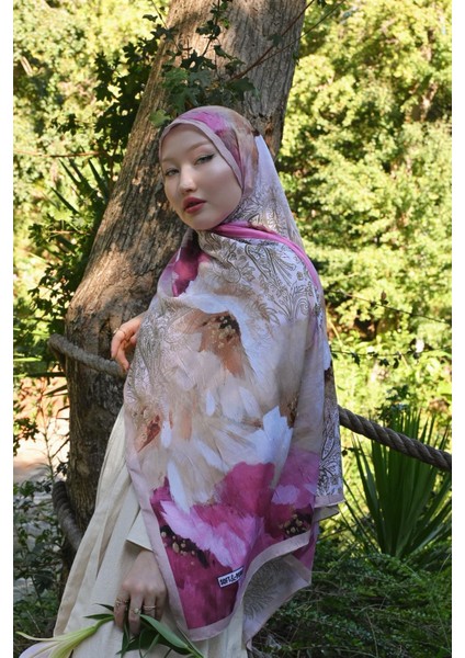 Comfy Aura Desen Şal - Mocha fırsatları