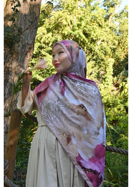 Comfy Aura Desen Şal - Mocha indirimleri