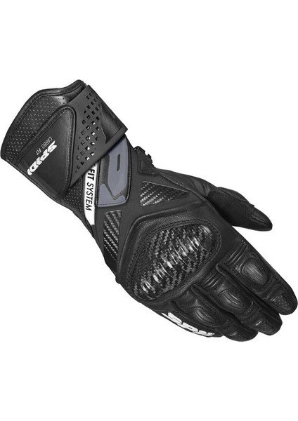 Spıdı Carbo Fıt Deri Eldiven Siyah