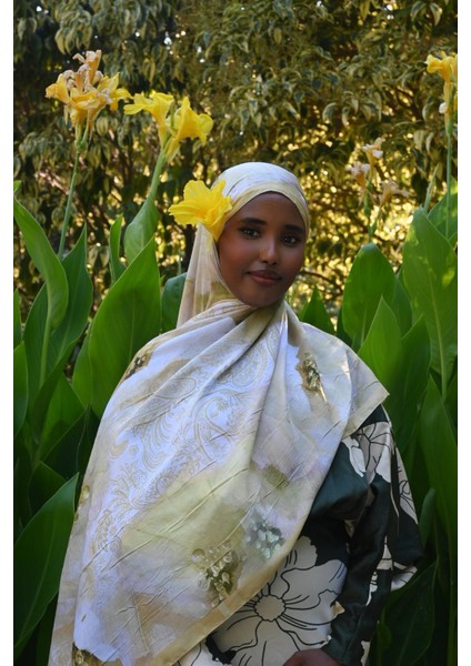 Comfy Aura Desen Şal - Sarı indirimleri