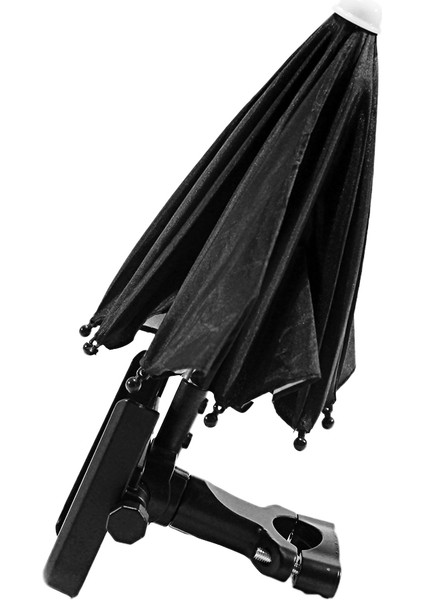Siyah Gidon Bağlantılı Şemsiyeli Ayarlı Telefon Tutucu Aliminyum A+++ Kalite fırsatları
