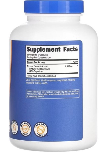 Tribulus 1500 Mg 240 Kapsül fiyatları