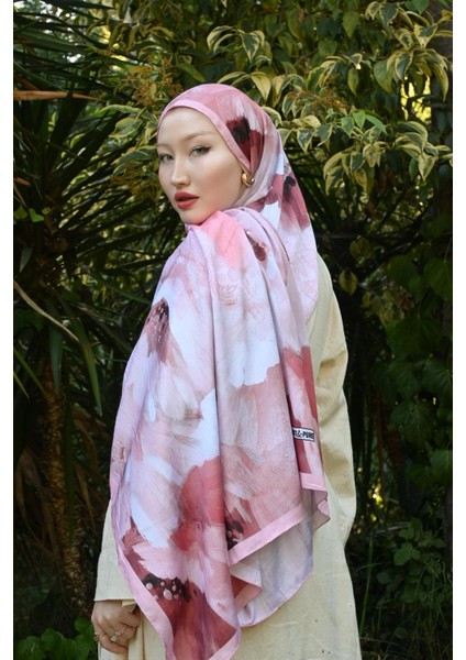 Comfy Aura Desen Şal - Pembe