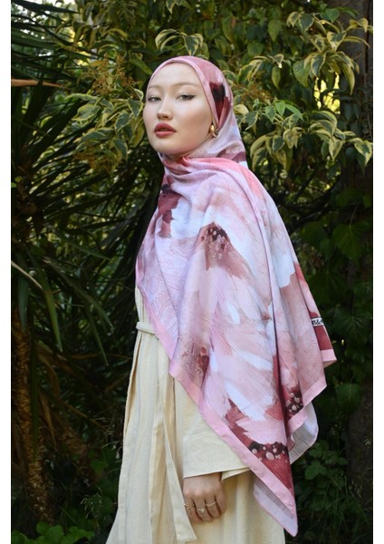 Comfy Aura Desen Şal - Pembe modelleri