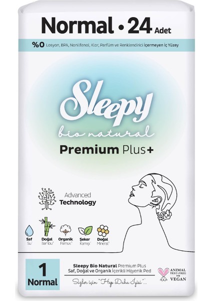 Bio Natural Premium Plus Hijyenik Ped Normal 24 Adet Ped fiyatları