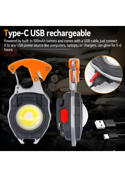 Volemi Çok Fonksiyonlu Fener, Kamp Feneri, Acil Durum Lambası 6 Modlu Çakmaklı LED Fener indirimleri