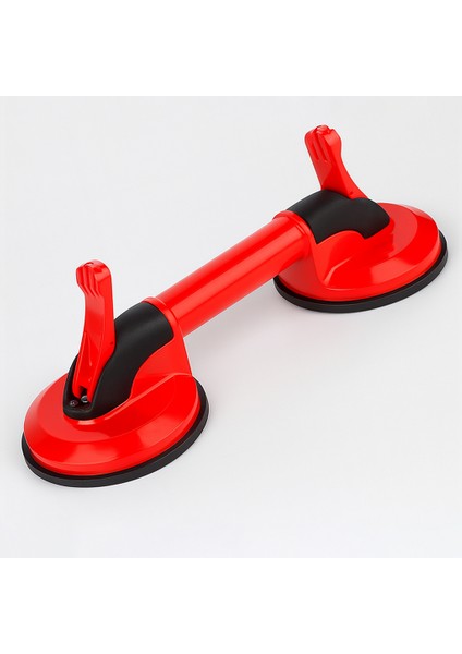 100 kg Çiftli Vakumlu Alüminyum Vantuz Tutucu Cam Fayans Mermer Metal Ahşap Taşıma Aparatı