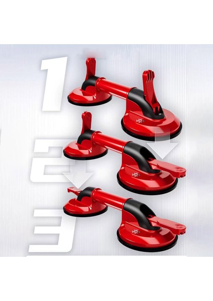 100 kg Çiftli Vakumlu Alüminyum Vantuz Tutucu Cam Fayans Mermer Metal Ahşap Taşıma Aparatı fırsatları