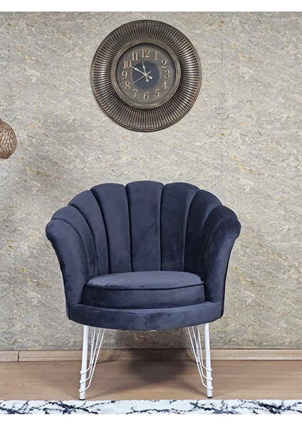 Tekli Istiridye Beyaz Boyalı Telli Ayak Çay Seti Koltuk Tekli Berjer , Balkon, Salon, Ofis Füme Renk 47 x 47 Boyut/ebat fiyatları