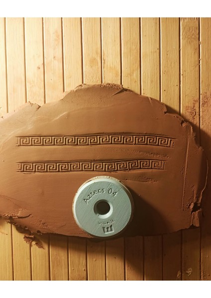 1,5 cm Desen 5 cm Çap Doku Rulosu-Doku Kil Tekerleği 10 fiyatları