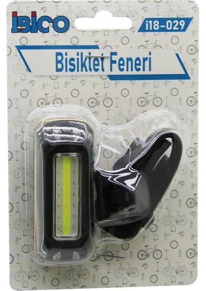 Bisiklet Feneri Pilli 4 Fonksiyonlu= Renkli - Beyaz - 2 Sitil Sinyalli Işık (3791)