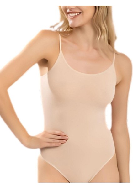 4447 Dikişsiz Ip Askılı Badi Korse