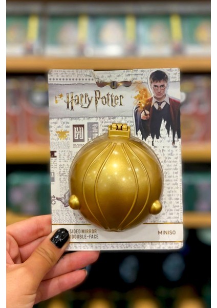 Harry Potter Lisanslı Golden Snitch Figürlü Çift Taraflı Ayna