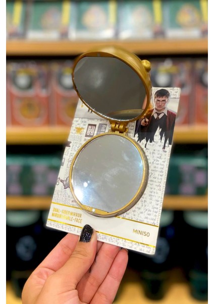 Harry Potter Lisanslı Golden Snitch Figürlü Çift Taraflı Ayna modelleri