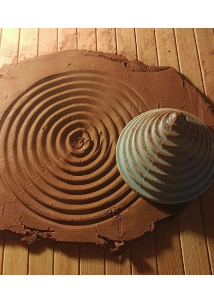 Daire Koni Damgası Doku Silindiri 7 cm fiyatları